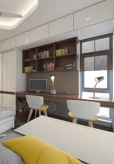 Mẫu rèm gỗ chung cư GoldMark City với chất liệu gỗ óc chó thượng hạng - Anh Linh