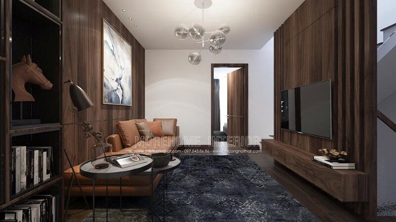Sắp xếp nội thất phòng khách hiện đại đẹp, sang trọng