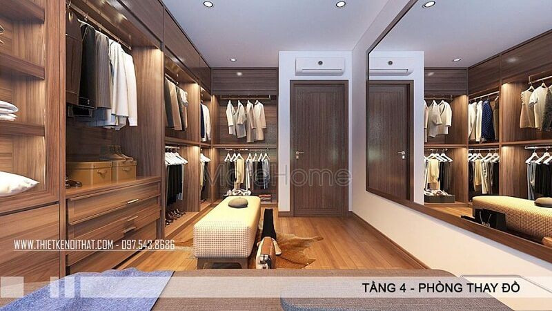 Mẫu tủ quần áo âm tường thông minh là xu hướng được ứng dụng rất phổ biến hiện nay bởi nó mang đến một không gian gọn gàng nhất, đẹp và sang trọng.