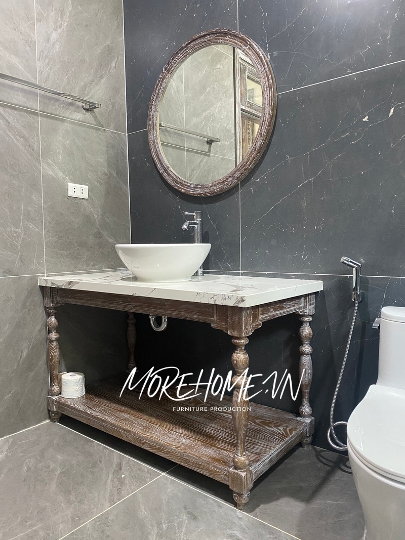 Thi công phòng tắm tiện nghi, sử dụng thoải mái cho quá trình sử dụng sinh hoạt hằng ngày của gia chủ và tính thẩm mỹ cho không gian cao.
